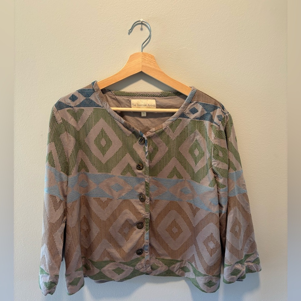 The Territory Ahead Embroidered Jacket Blazer